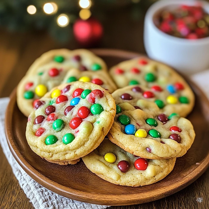Scrumptious Christmas M&M Cookies Recipe for Joyful Holidays recipe