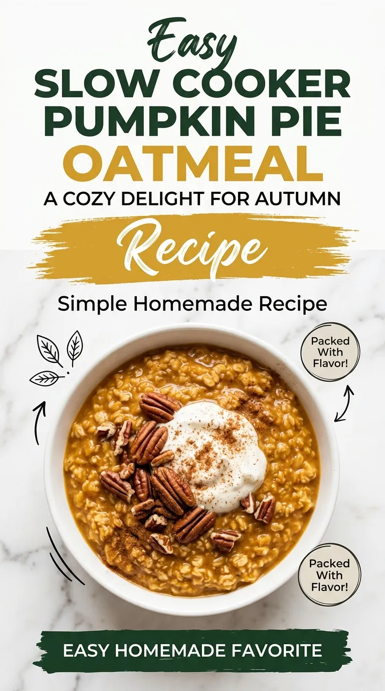 A bowl of creamy pumpkin pie oatmeal topped with a sprinkle of cinnamon and a splash of milk.