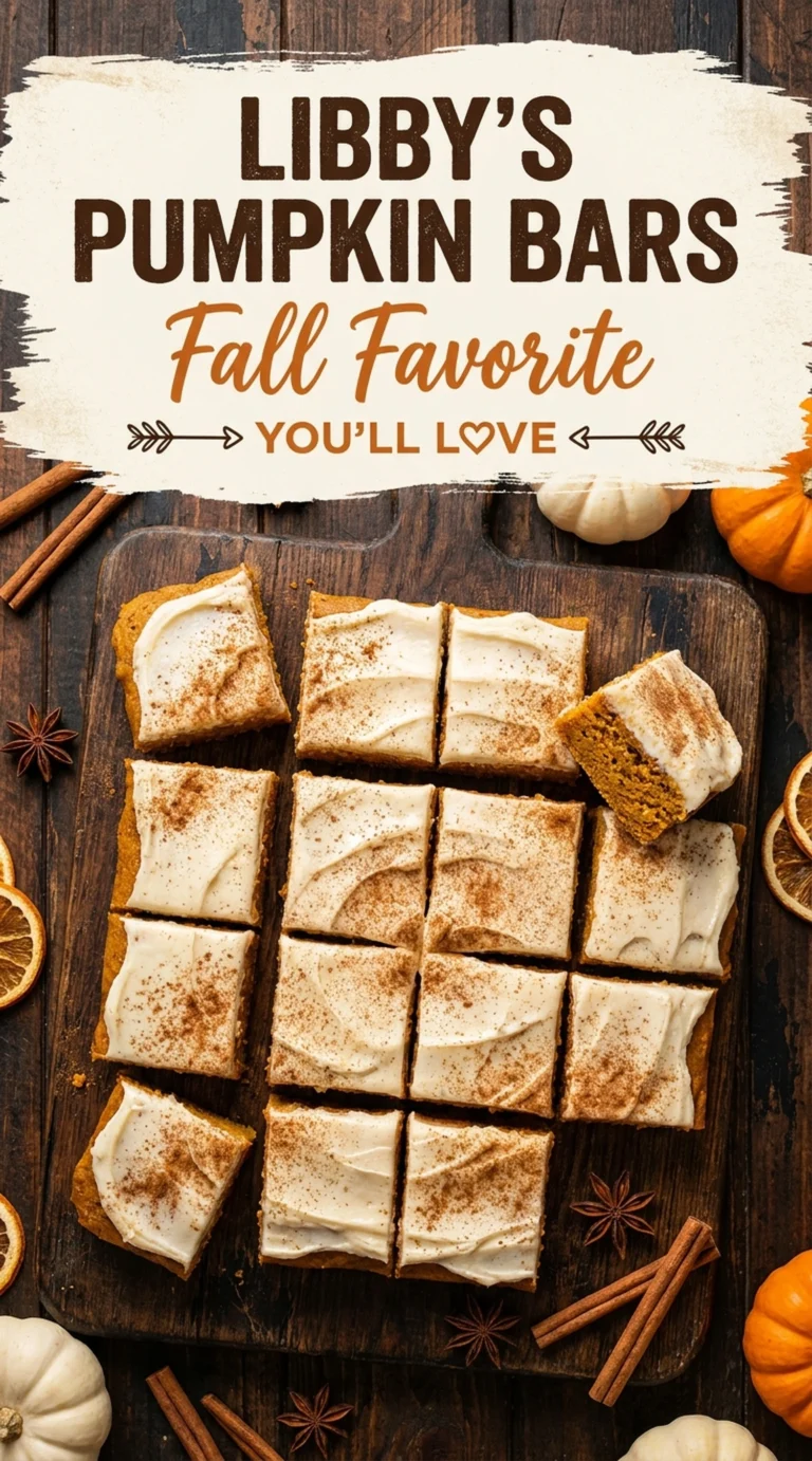 Square-cut pumpkin bars topped with a thick layer of white cream cheese frosting on a baking sheet.